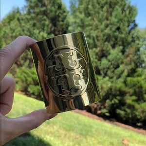 Tory Burch gold cuff bracelet